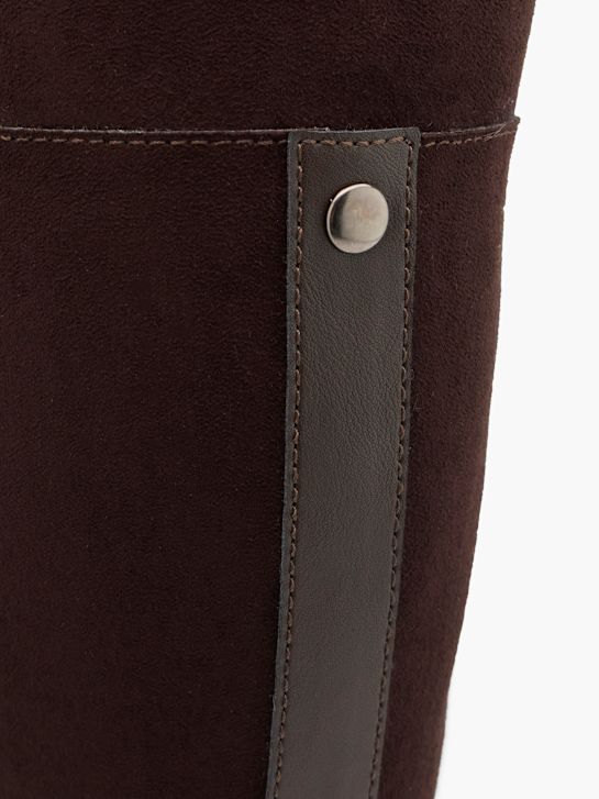 graceland knee high boot brown deichmann