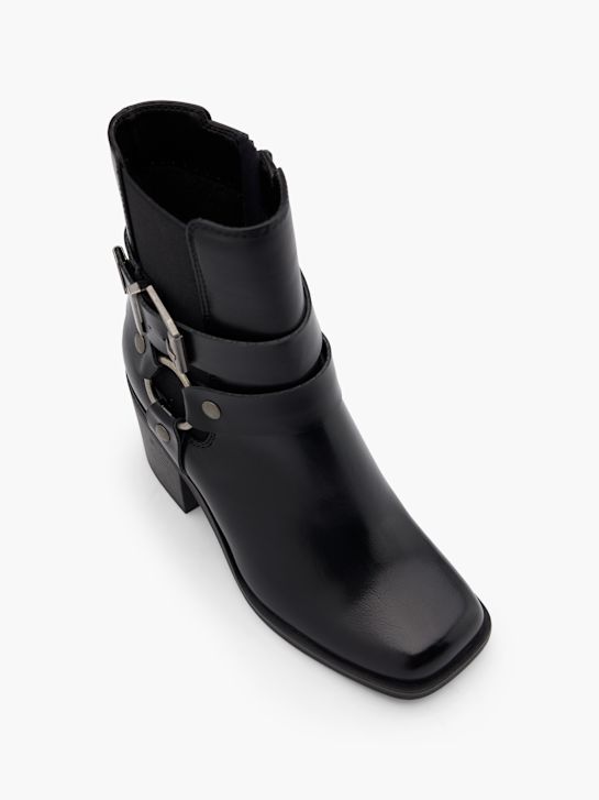 catwalk heeled chelsea boot black deichmann