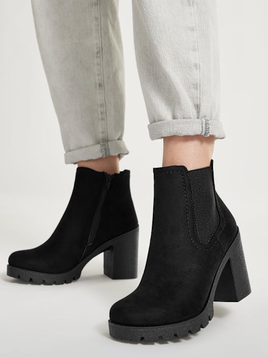 graceland heeled chelsea boot black deichmann
