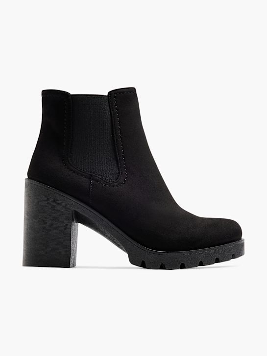 graceland heeled chelsea boot black deichmann
