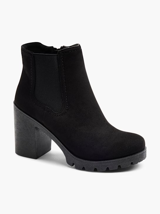 graceland heeled chelsea boot black deichmann