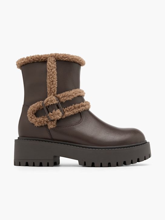 catwalk winter boot brown deichmann