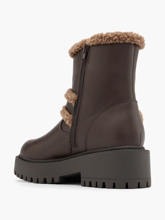 catwalk winter boot brown deichmann
