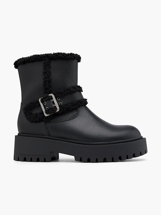 catwalk winter boot black deichmann